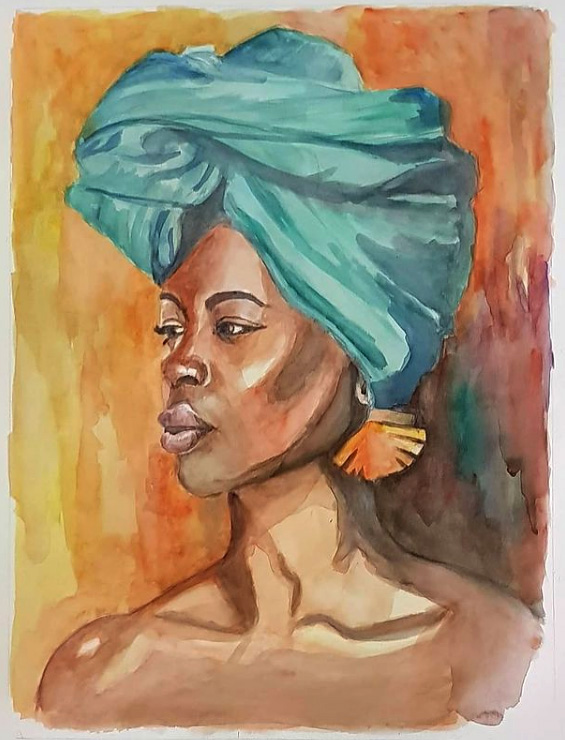femme africaine - exposition je fais mon plus beau regard